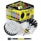 Drillbrush Drill Brush Power Scrubbing Brush Kit with Extension - Bathroom Access W-S-4O-5X-QC-DB - alternate 1